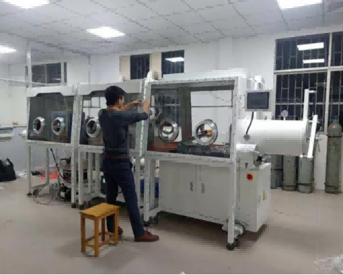 A Pouch Cell Lab Line Setted Up in Xiangtan University Successfully