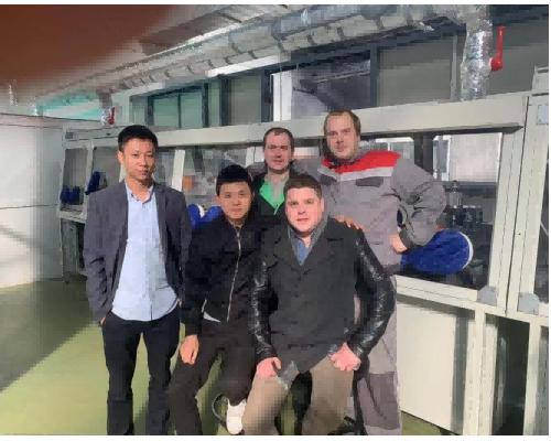 Russian Customer---A Perfect Ending in Installation of Battery Production Line